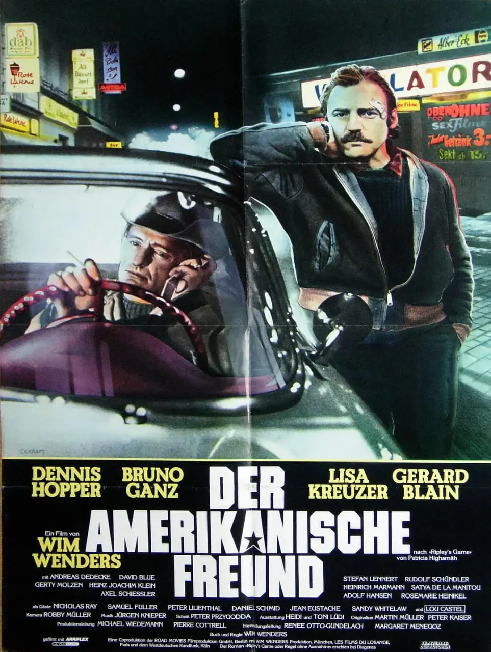 《美国朋友》：一场疏离与救赎的欧洲之旅，文德斯镜头下的迷茫人生